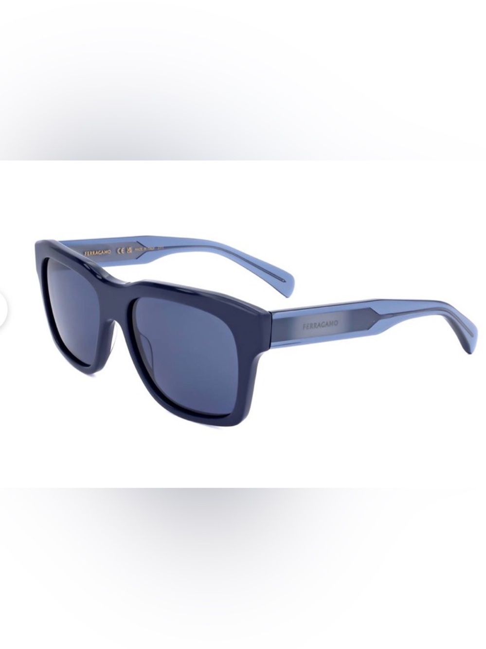 Salvatore Ferragamo Blue Square Women's Sunglasses